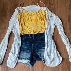 Yellow tank top from AE